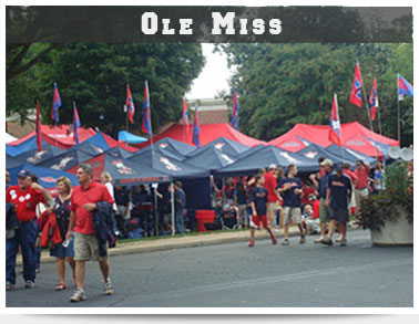 Official Tailgating vendor at Ole Miss